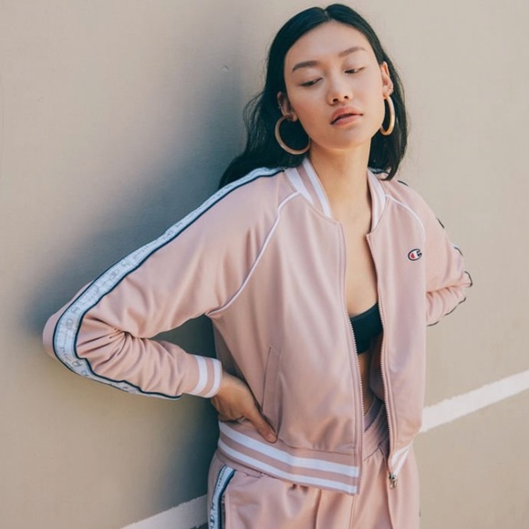 Champion Jackets & Blazers - Champion blush track jacket NWT